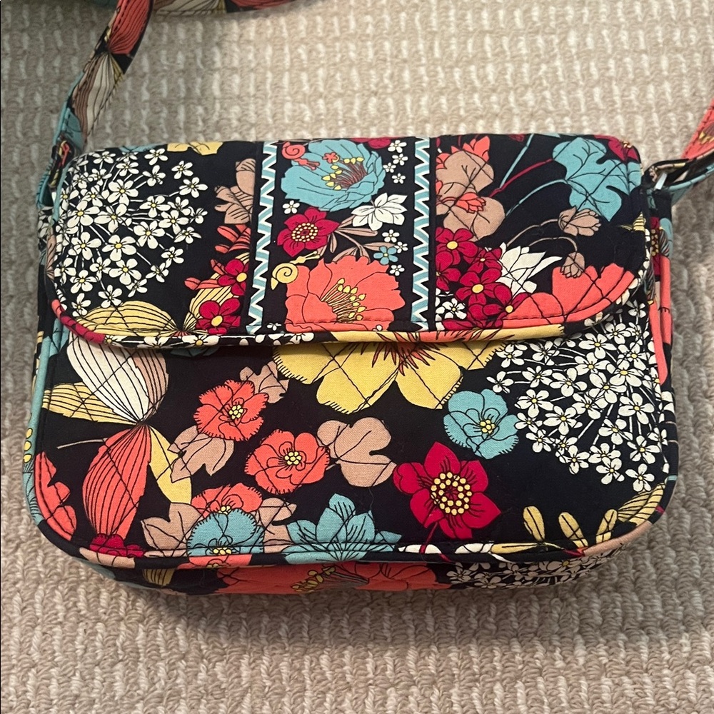 Vera Bradley Multicolor Floral Crossbody Bag